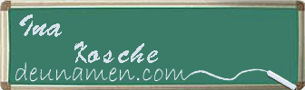 Ina Kosche Visitenkarte